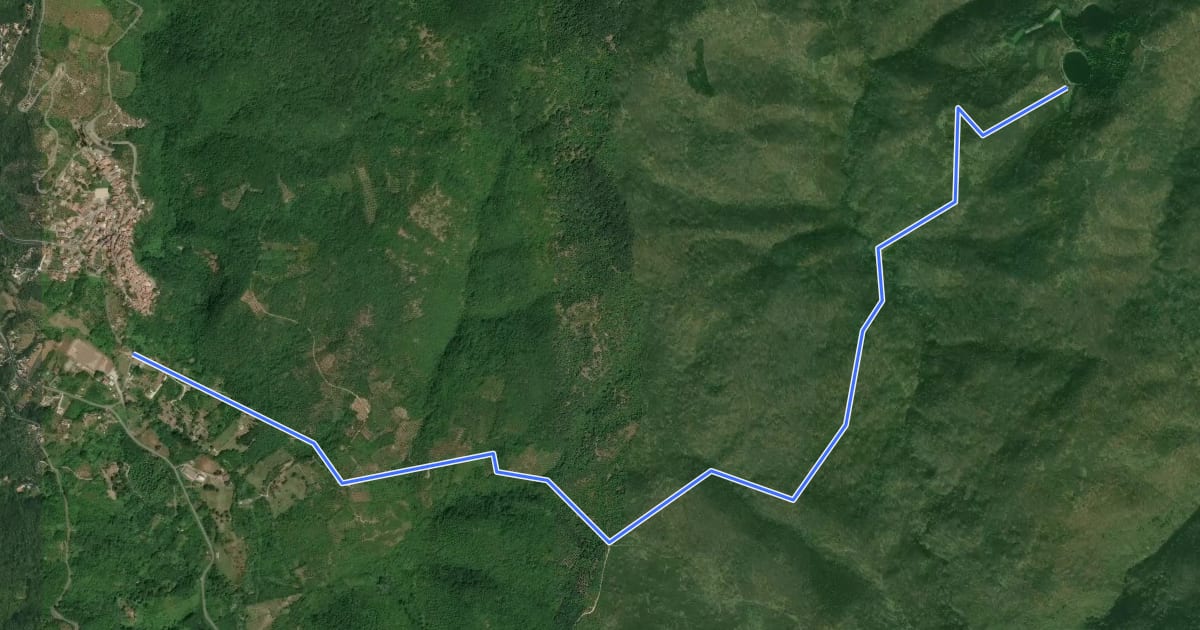 Маршрут 306A на спутниковом снимке