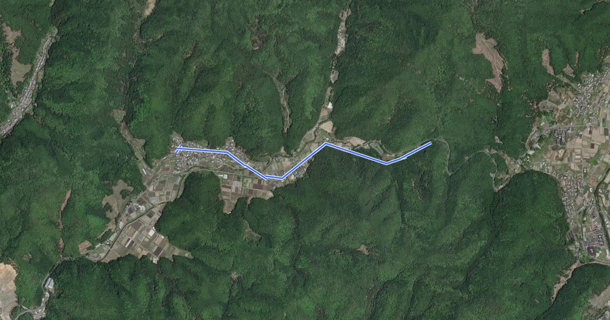 Маршрут 京都一周トレイル北山コース 31:37 на спутниковом снимке