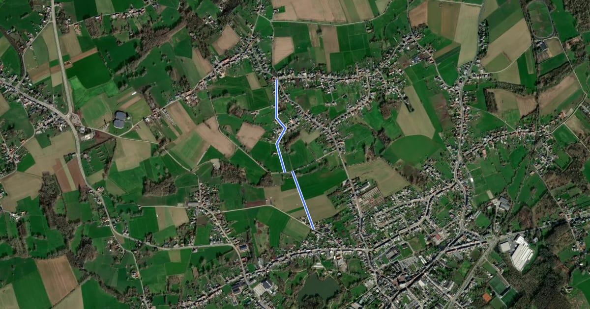 Маршрут 31-83 на спутниковом снимке