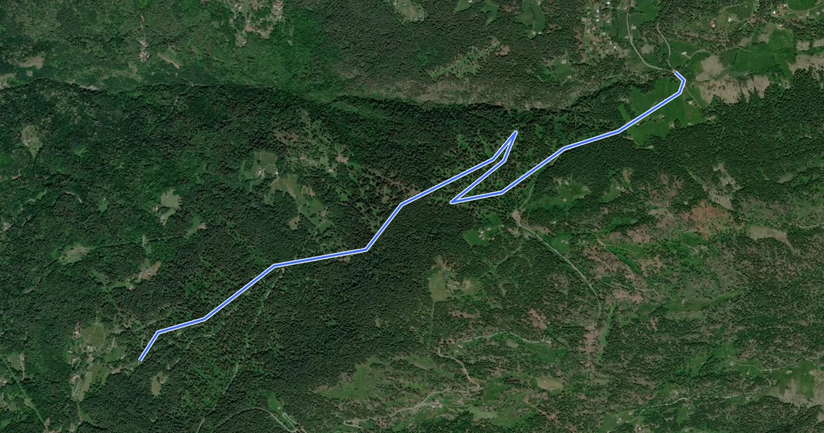 Маршрут 320 на спутниковом снимке