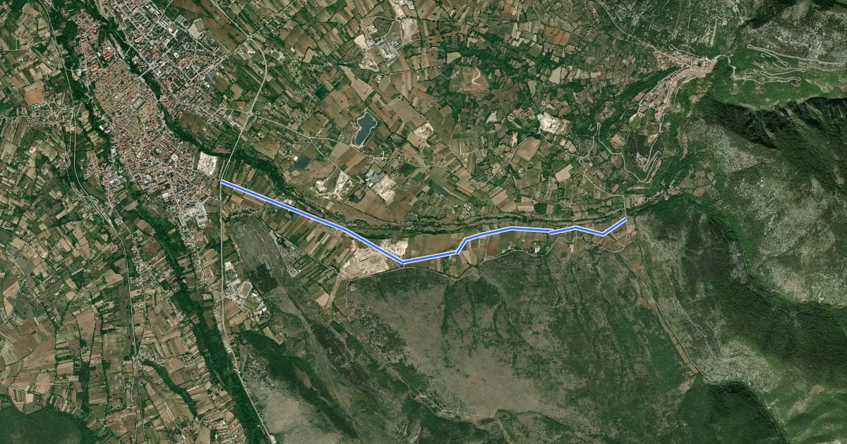 Маршрут 350 на спутниковом снимке