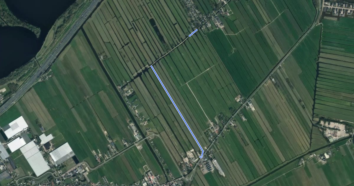 Маршрут 36-41 на спутниковом снимке