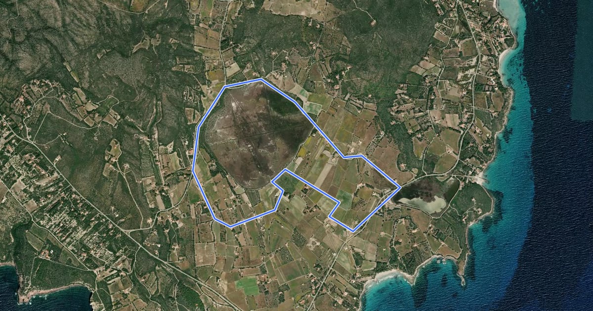 Маршрут 375 на спутниковом снимке
