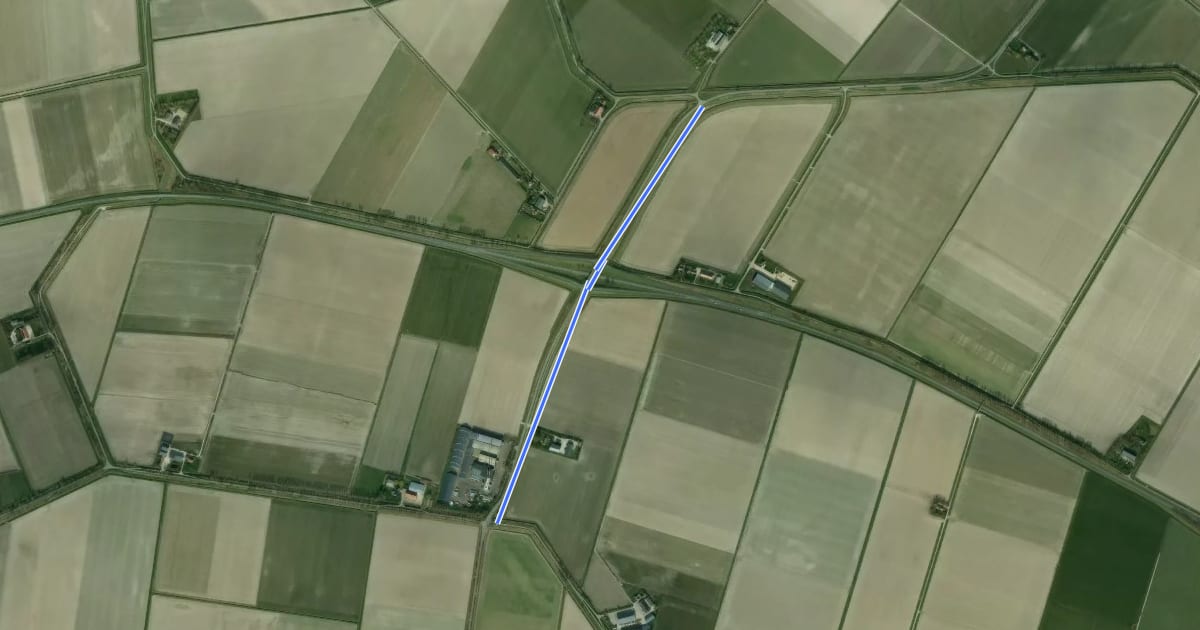 Маршрут 38-40 на спутниковом снимке