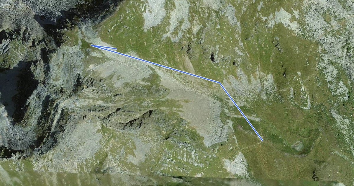 Маршрут 394B на спутниковом снимке