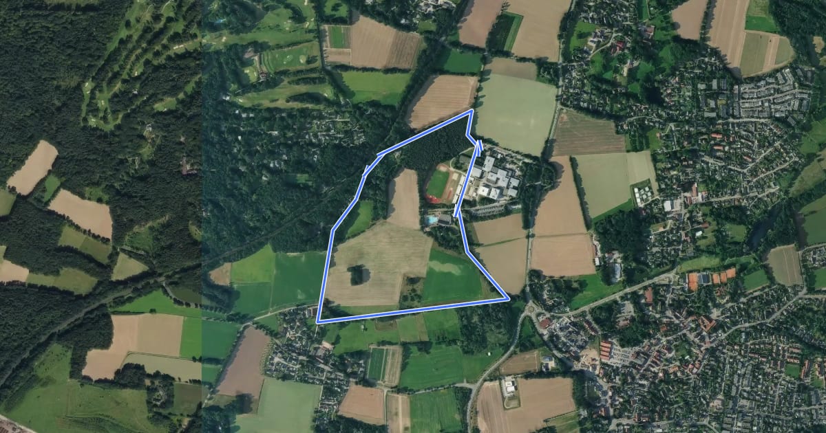 Маршрут 3km-Runde um den Peperdieksberg на спутниковом снимке