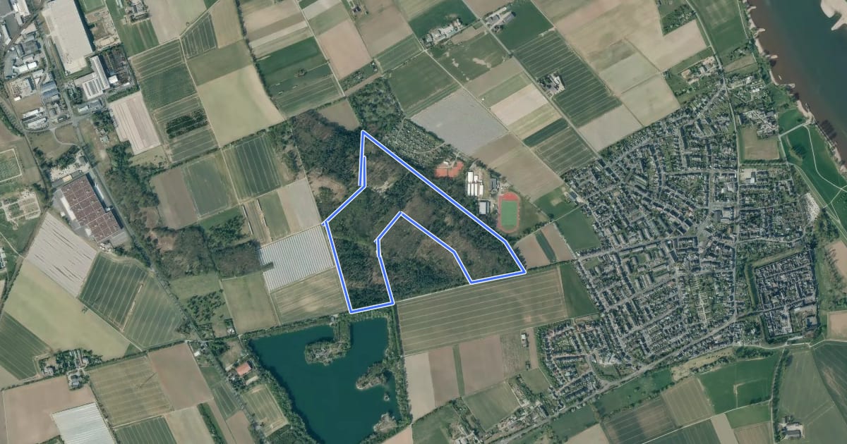 Маршрут 3km Runde Zonser Heide на спутниковом снимке