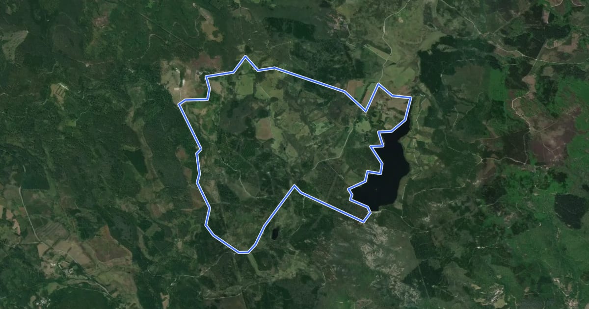 Маршрут 4 на спутниковом снимке
