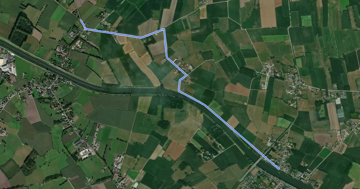 Маршрут 4-88 на спутниковом снимке