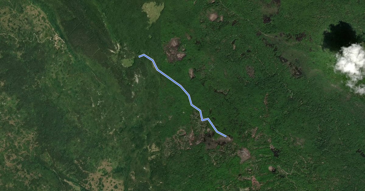 Маршрут 400 на спутниковом снимке