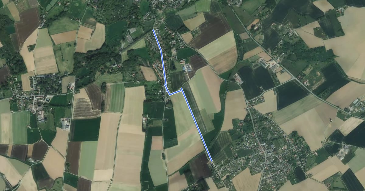 Маршрут 41-47 на спутниковом снимке