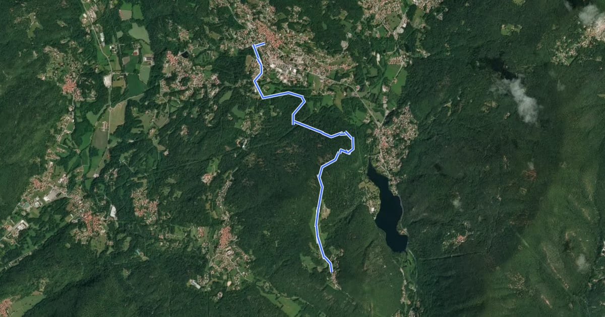 Маршрут 477 на спутниковом снимке