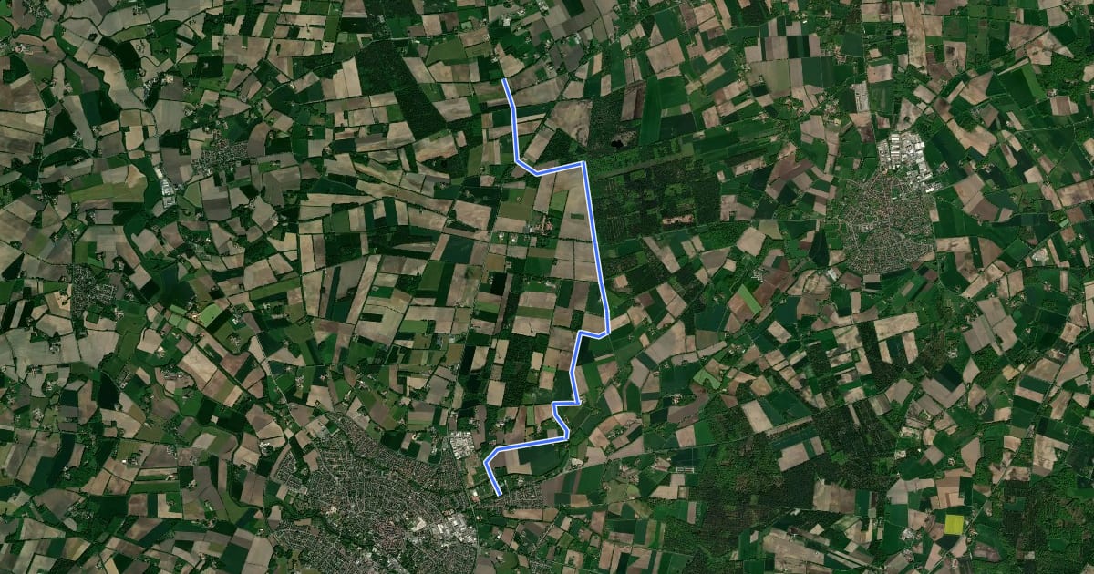 Маршрут 5-29 на спутниковом снимке