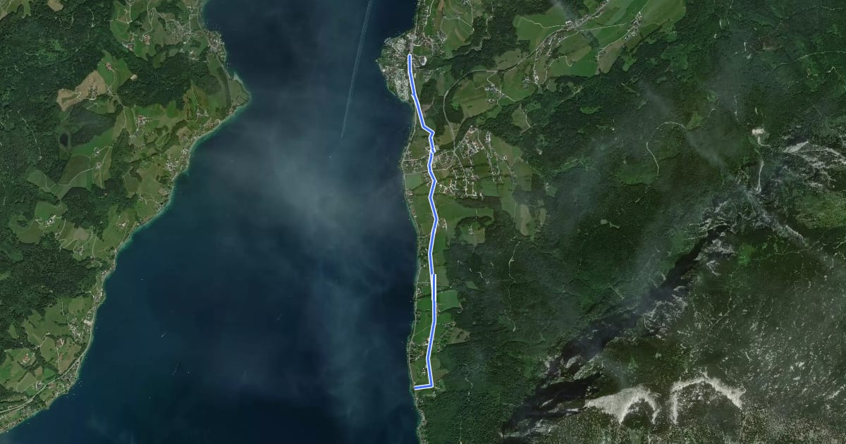 Маршрут 5: Kirchenweg на спутниковом снимке