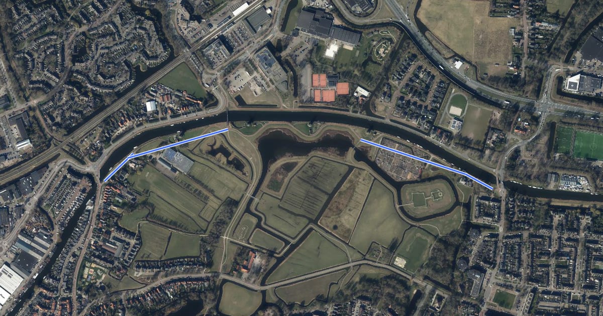 Маршрут 51-72 на спутниковом снимке