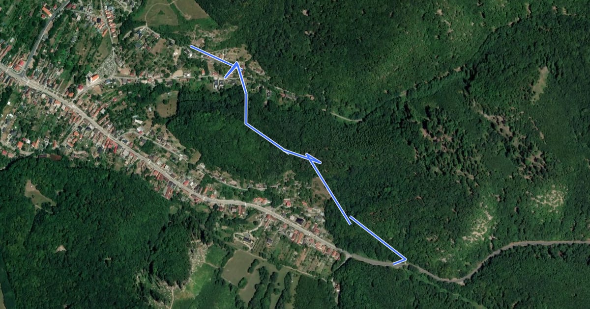 Маршрут 5148M на спутниковом снимке