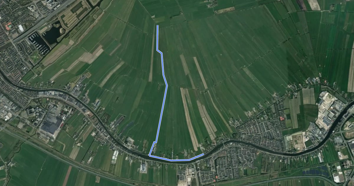 Маршрут 52-58 на спутниковом снимке