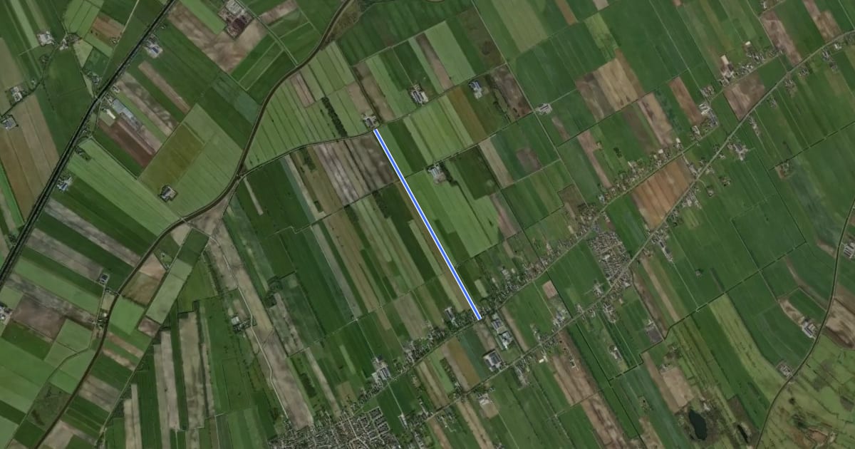 Маршрут 52-77 на спутниковом снимке