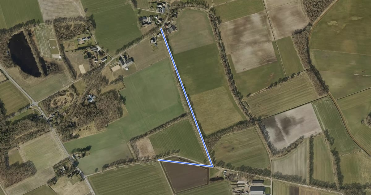 Маршрут 53-54 на спутниковом снимке