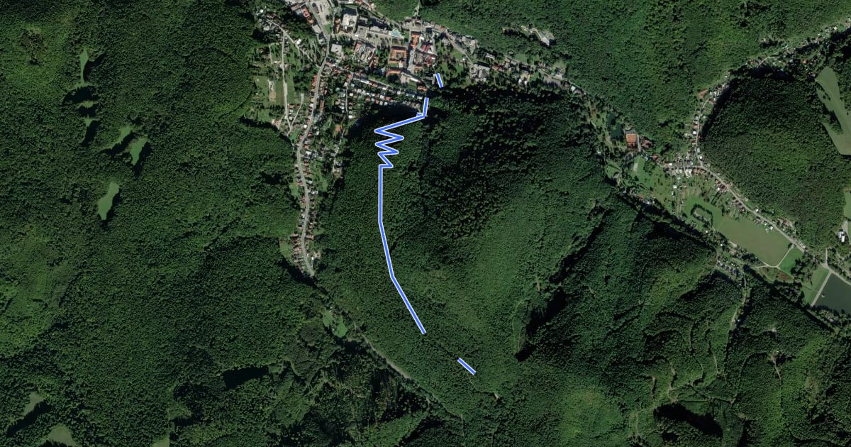 Маршрут 5398M на спутниковом снимке