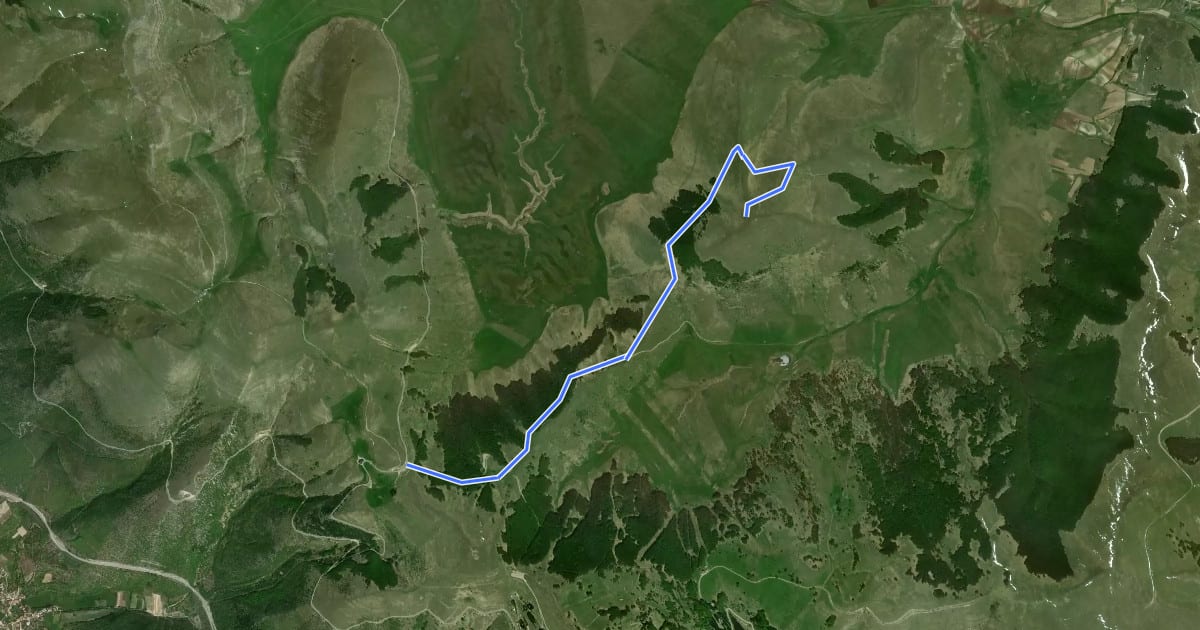 Маршрут 559 на спутниковом снимке