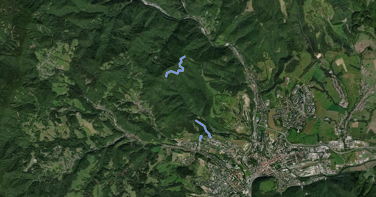Маршрут 5695M на спутниковом снимке