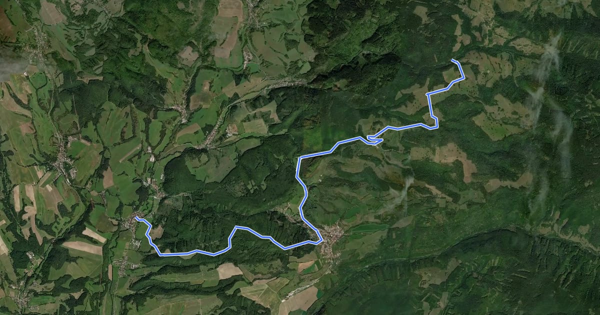 Маршрут 5696M на спутниковом снимке