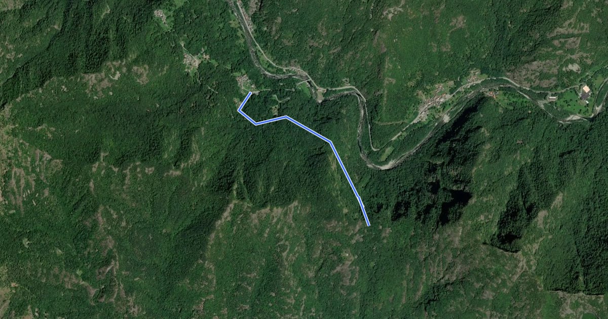 Маршрут 571 на спутниковом снимке