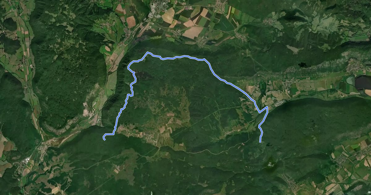 Маршрут 5756 на спутниковом снимке