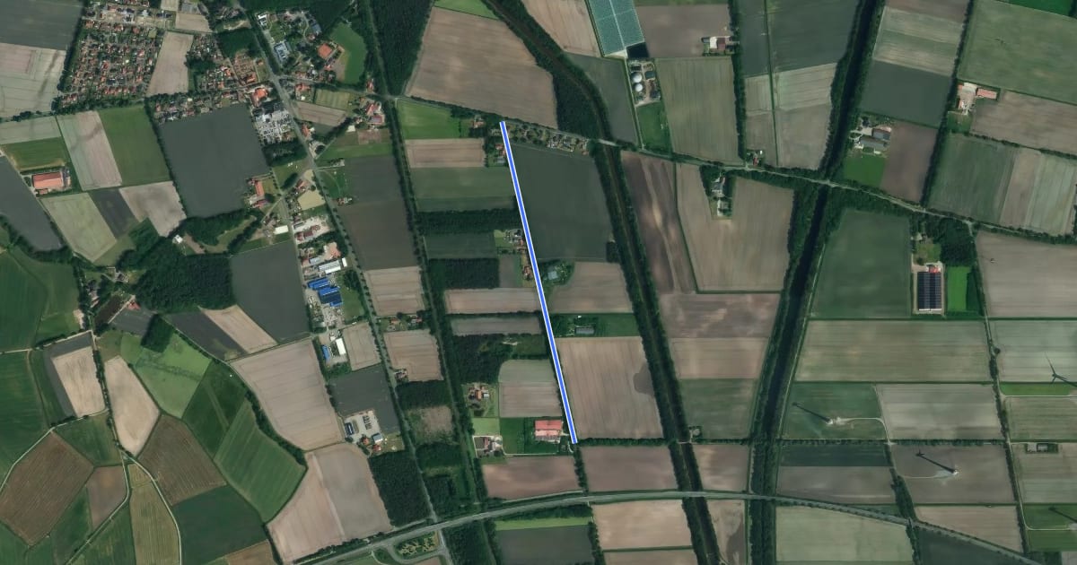 Маршрут 58-66 на спутниковом снимке