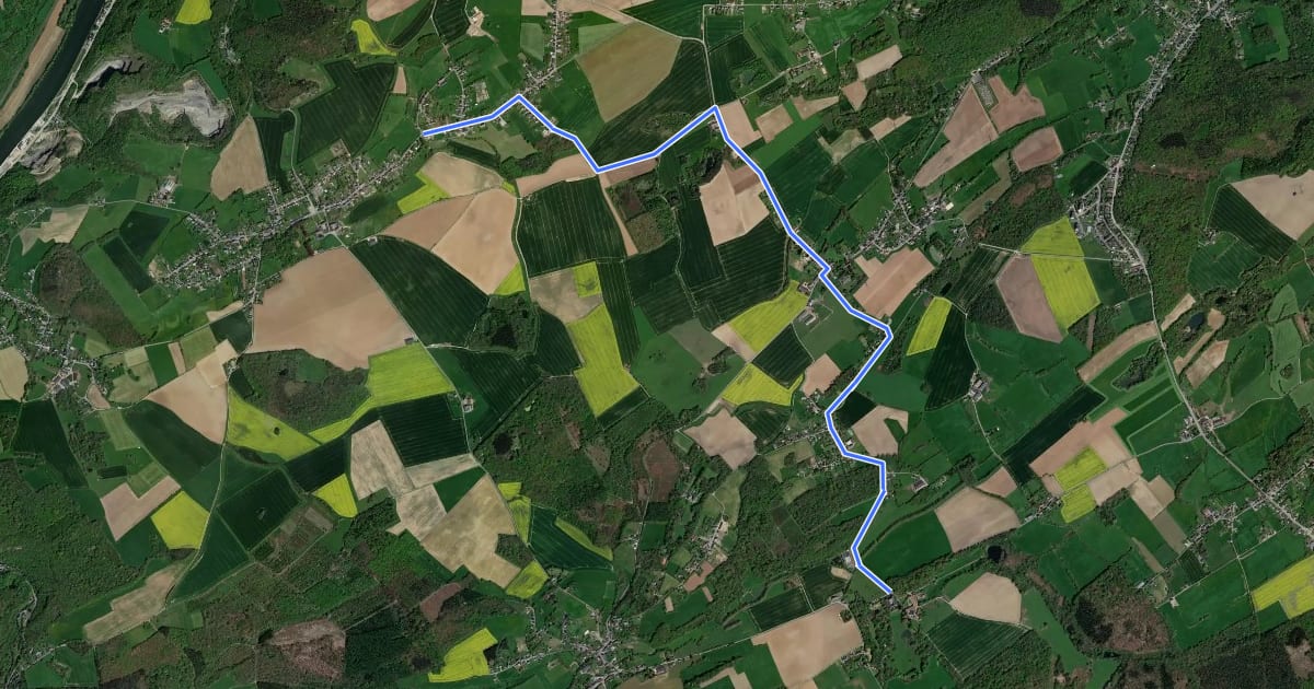 Маршрут 59-68 на спутниковом снимке