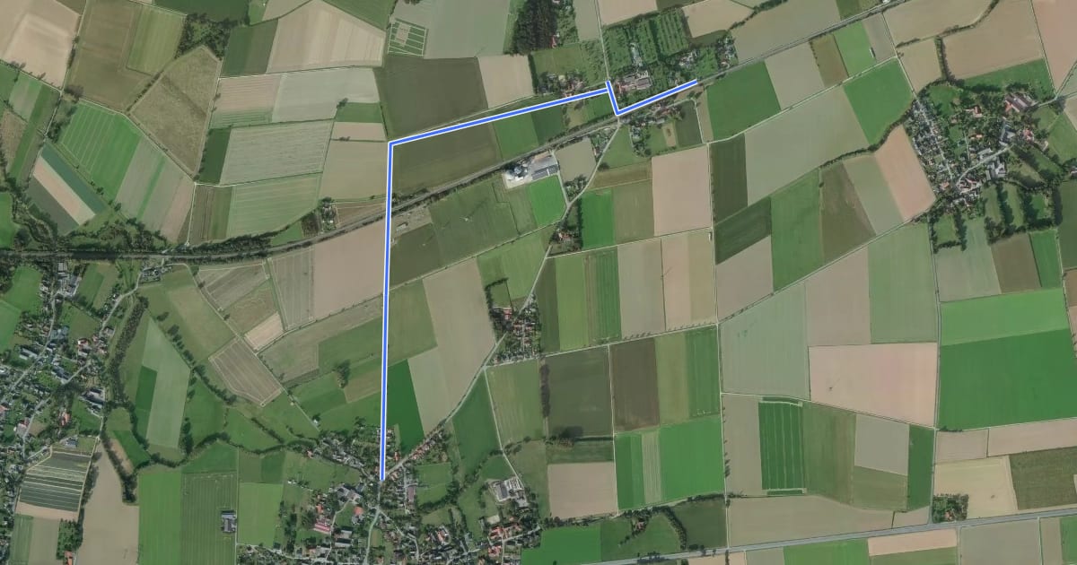 Маршрут (59) Soest-Ostönnen - (87) Soest–Ostönner Linde на спутниковом снимке