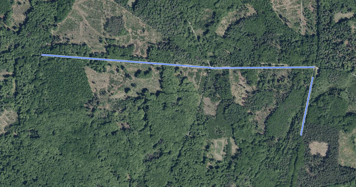 Маршрут [<5a] Wanderweg 5a des KEV [Bergisch-Gladbach] на спутниковом снимке