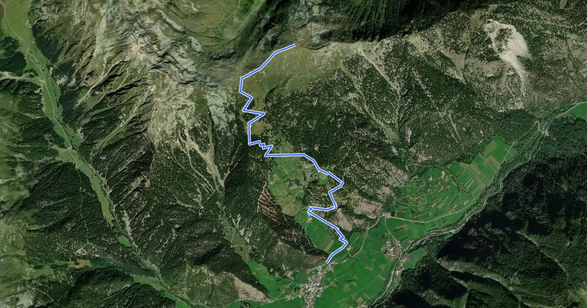 Маршрут 6 на спутниковом снимке