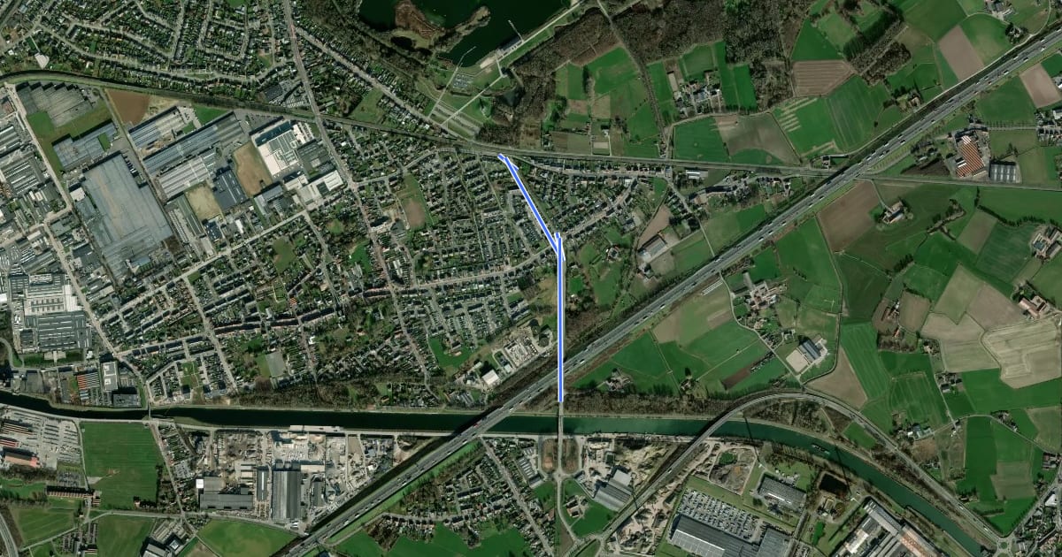 Маршрут 6-46 на спутниковом снимке