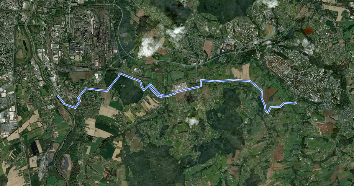 Маршрут 6064 Havířov, Bludovice - Vratimov на спутниковом снимке