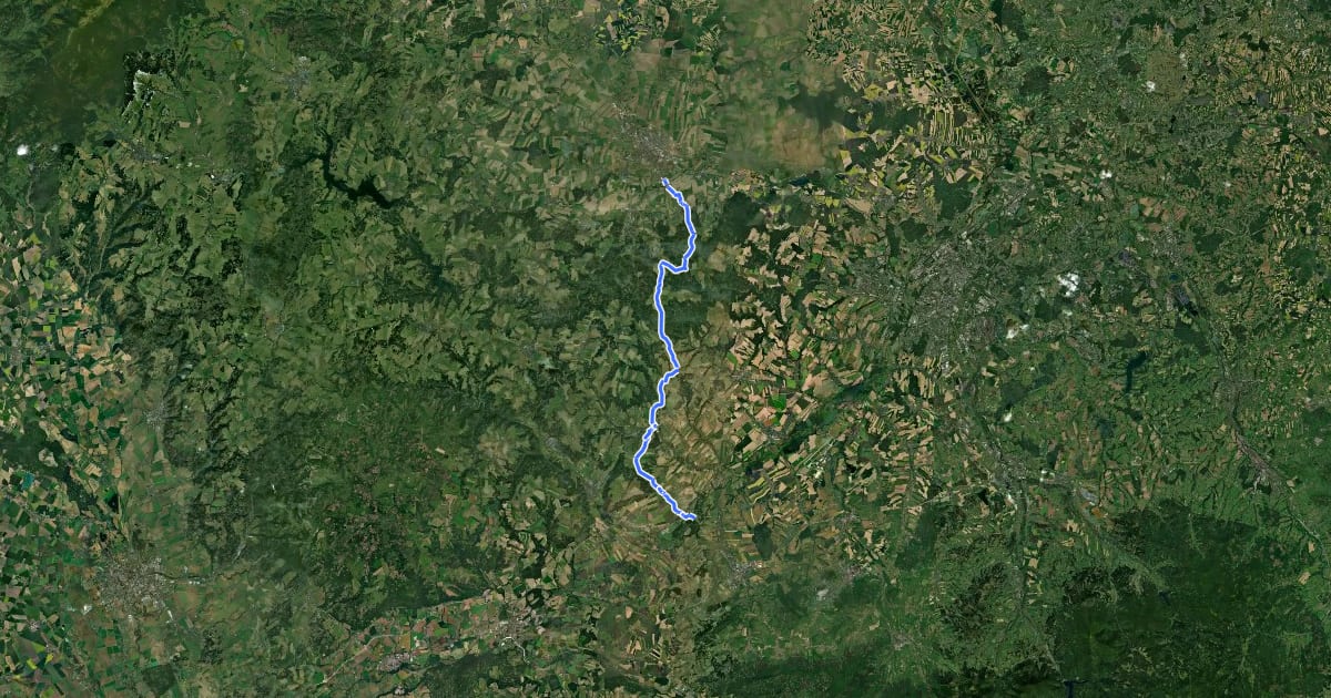 Маршрут 6078 Opava, Kylešovice (most) - Suchdol n/O (most Odra) на спутниковом снимке