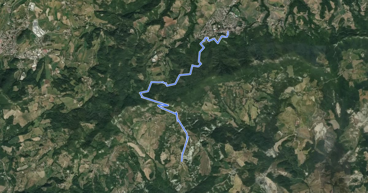 Маршрут 618Y на спутниковом снимке