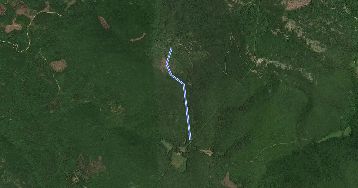 Маршрут 643B на спутниковом снимке