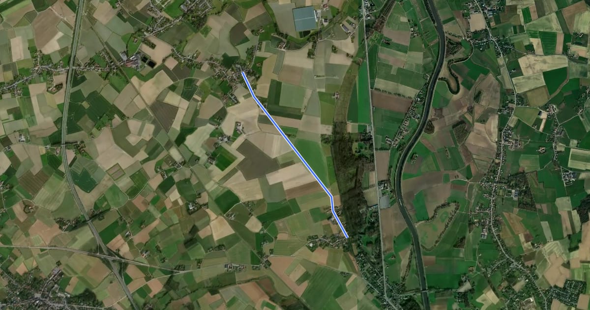 Маршрут 66-79 на спутниковом снимке