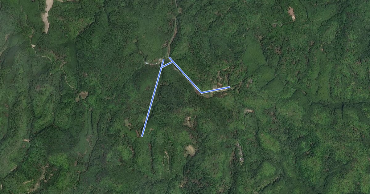 Маршрут 京都一周トレイル北山コース 67-1:70 на спутниковом снимке