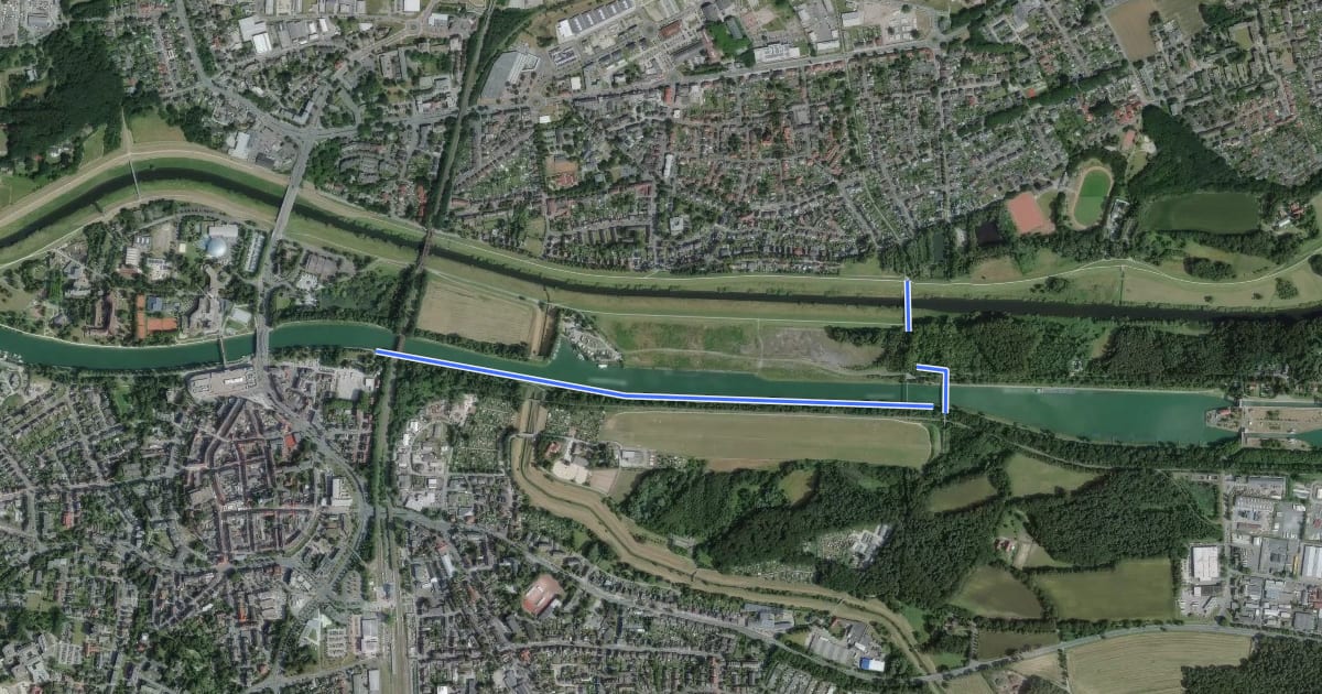 Маршрут 67-93 на спутниковом снимке