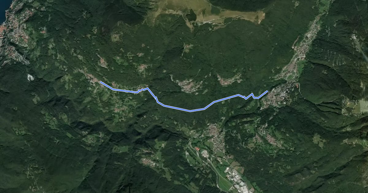 Маршрут 673 на спутниковом снимке