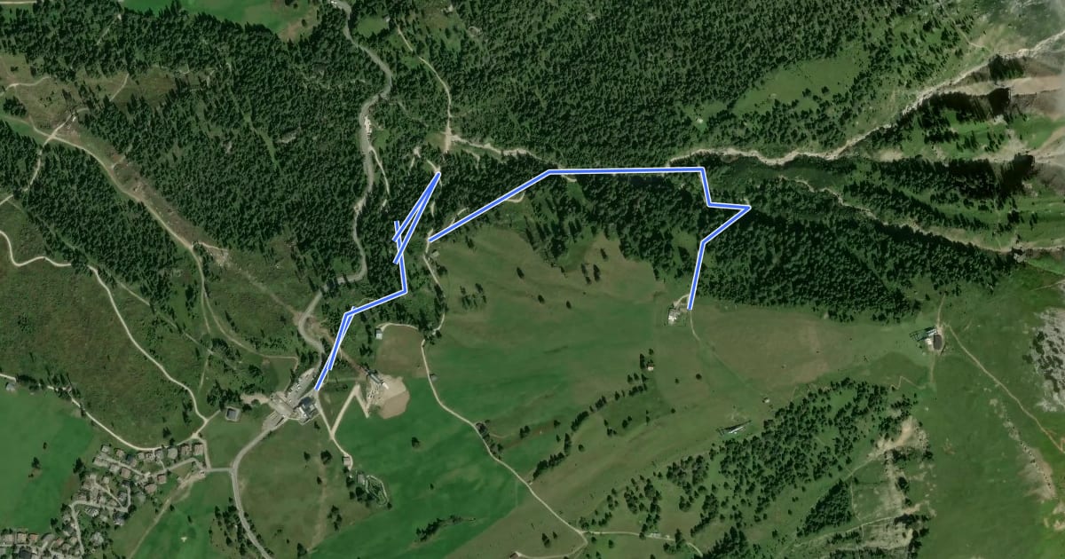 Маршрут 6C на спутниковом снимке