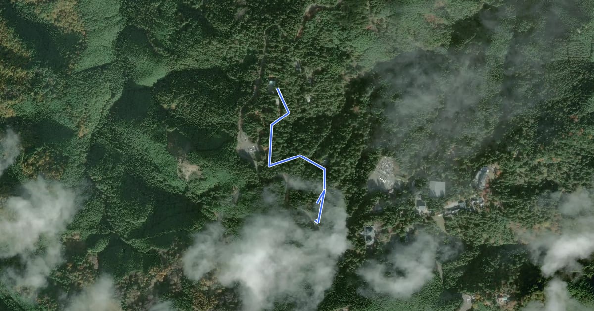 Маршрут 京都一周トレイル北山コース 7:9-2 на спутниковом снимке