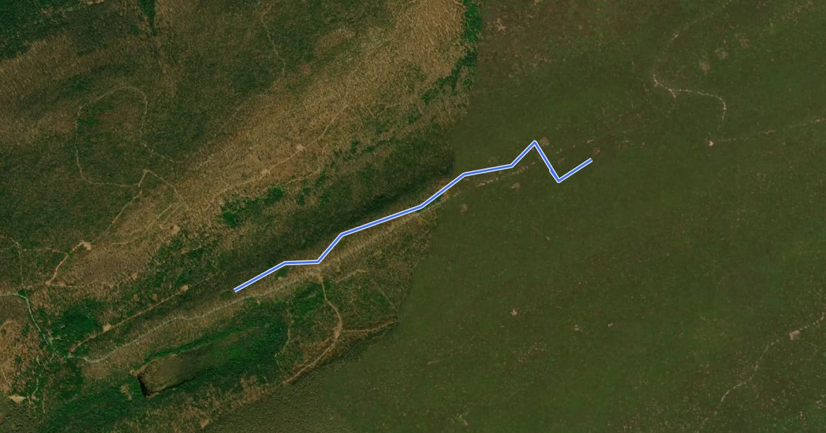 Маршрут 7 Mountains - Wildcat Trail на спутниковом снимке