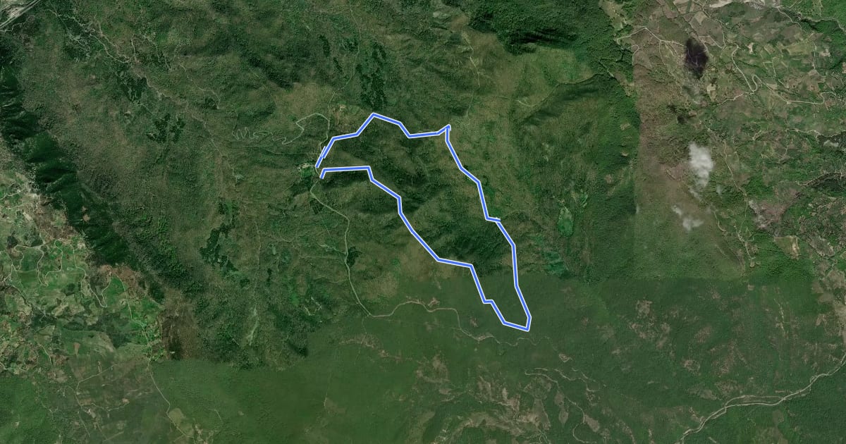Маршрут 706 на спутниковом снимке