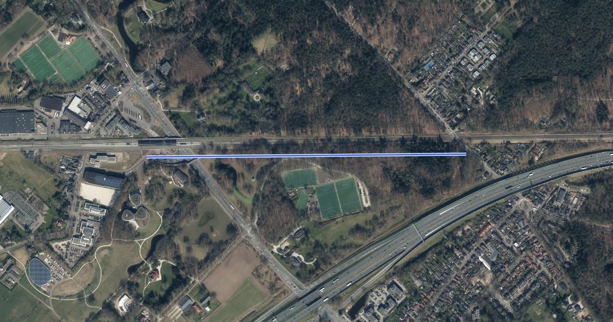 Маршрут 71-72 на спутниковом снимке