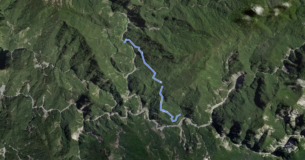 Маршрут 綠水文山步道 на спутниковом снимке