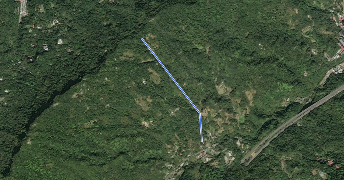 Маршрут 麗山橋口步道 на спутниковом снимке
